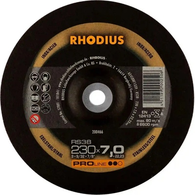 Rhodius Brúsny kotúč 230 x 7,0 x 22,23 mm 200466