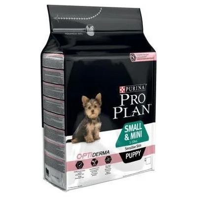 PRO PLAN OptiDerma Small & Mini Puppy Sensitive Skin 3 kg