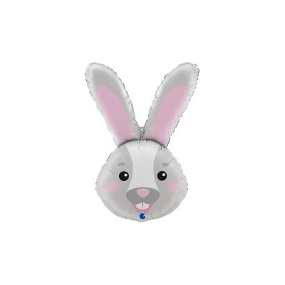 Zajíc hlava 37 94 cm foliový balónek