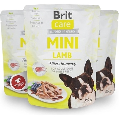 Brit Care Mini Lamb fillets in gravy 85 g