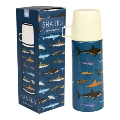 Rex London - Термос с чаша - Акули (29575)