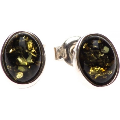 Reblan Brilantné zelené náušnice EMNU058