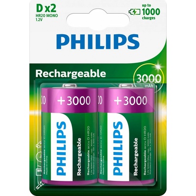 Philips D 3000mAh 2ks R20B2A300/10