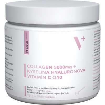 Clinical Collagen 5000 mg + kyselina Hyaluronová + vitamín C & Q10 264 g