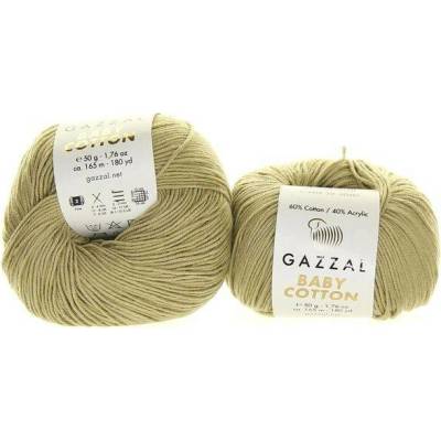Gazzal Baby Cotton 3464 béžová khaki