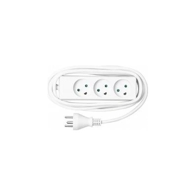 MicroConnect Power strip 3 outlets 5m White With child protection