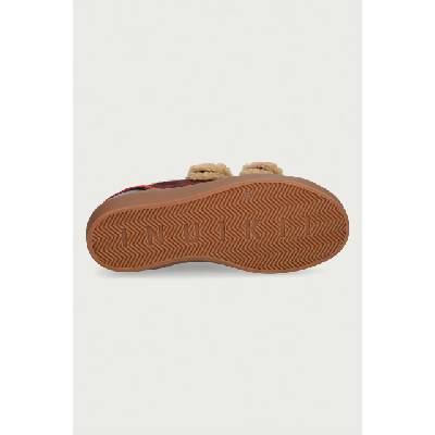 Inuikii Lila Shearling Low Velcro маратонки дамски от велур (1001.001.0561.518)