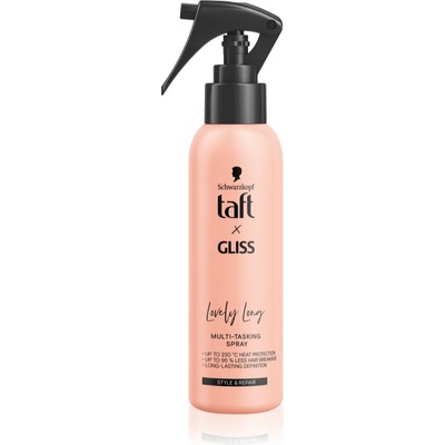 Schwarzkopf Taft x Gliss мултифункционален спрей за топлинно третиране на косата Lovely Long 150ml