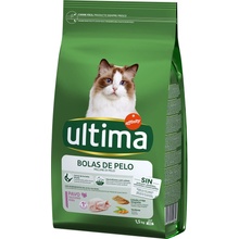 Ultima Cat Hairball krocaní & rýže 3 x 1,5 kg