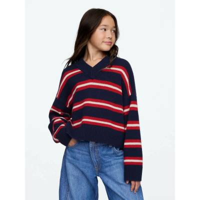 GAP dětský oversize svetr CashSoft tmavě modrá