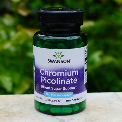 Swanson Pikolinát Chromu 200 mcg 100 kapsúl