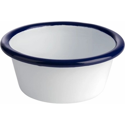 APS Enamelware Mistička smaltovaná bílá modrá 0,08 l