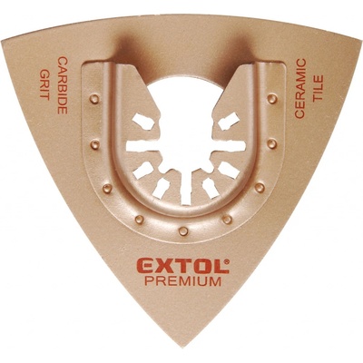 EXTOL PREMIUM rašple trojúhelníková, 78mm, karbid, tvrdokov