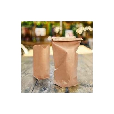 Papierové vrecko FSC Mix s krížovým dnom kraft 22,5 × 37,5 cm `2,5 kg` [1000 ks]