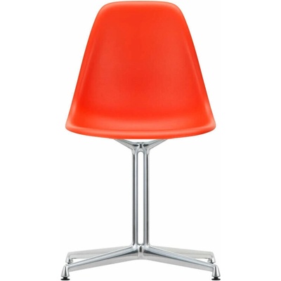 Vitra Eames DSL poppy red / polished aluminum