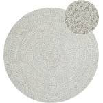 Hanse Home Бял/бежов кръгъл външен килим ø 150 cm - NORTHRUGS (105553-150)