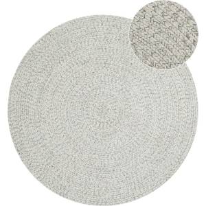 Hanse Home Бял/бежов кръгъл външен килим ø 150 cm - NORTHRUGS (105553-150)