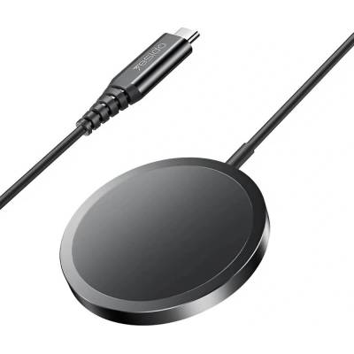 YESIDO Зарядна станция - Yesido Wireless Charging Station (DS21) - за iPhone, силни магнити N52, 15W, Type-C - Черен