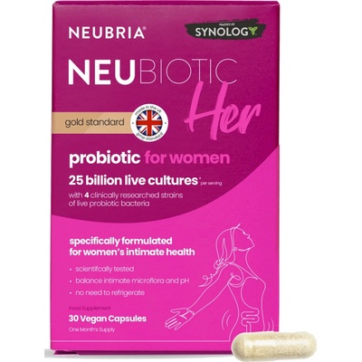 Neubria Neubiotic Her probiotiká pre ženy 30 kapsúl