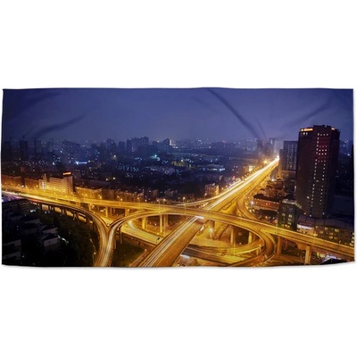 Sablio Ručník s potiskem Křižovatka 50 x 100 cm