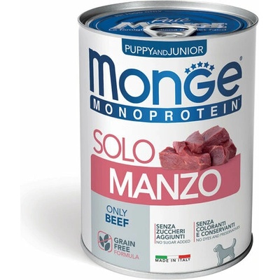 Monge Monoprotein Puppy and junior Beef 400 g