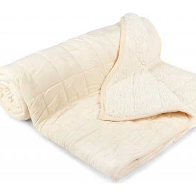 Sleepwell Teplá deka Slleep Well ovečka prešívaná maslová krémová Mikroplyš 150x200