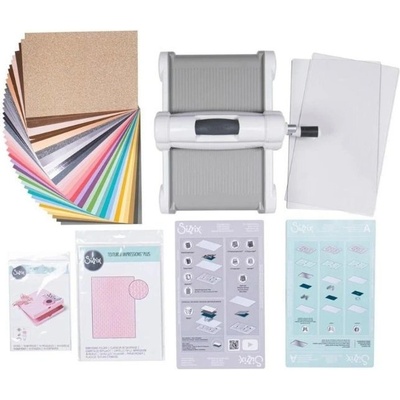 Sizzix Big Shot Plus A4 Starter Kit bílo-šedý – Sleviste.cz