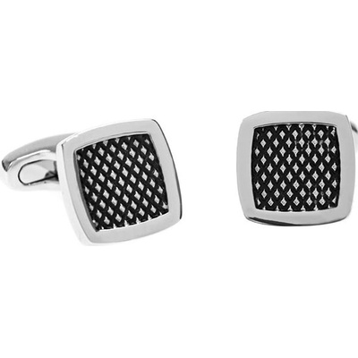 Avantgard manžetové knoflíčky Premium stříbrná lesk černá 573-20817 – Zboží Mobilmania