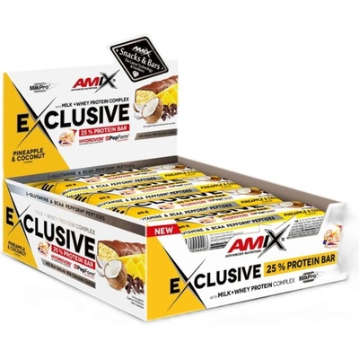 Amix Nutrition Exclusive Protein Bar [12 x 85 грама] Ананас с кокосов орех