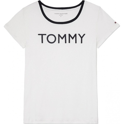 Tommy Hilfiger dámské tričko Solid Essential crew bílé