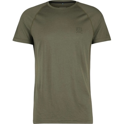 Stoic Мъжко мериносово термобельо Stoic Merino180 BengtSt. S/S Merino base layer - Olive Green - размер 4XL (015-2082-1018)