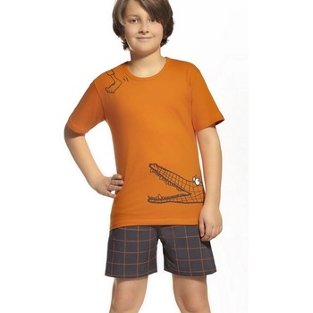 Vtipné chlapecké pyžamo Hladový krokodýl