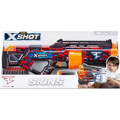 Zuru X Shot Last Stand SKINS s bubnovým zásobníkem s 16 šipkami DRAGON