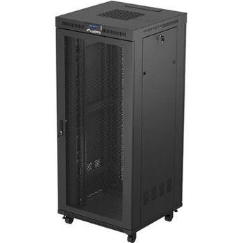 Lanberg rack cabinet 19" free-standing 37U-600X800 (FLAT PACK) with mesh door LCD black (FF01-8837-23BL)