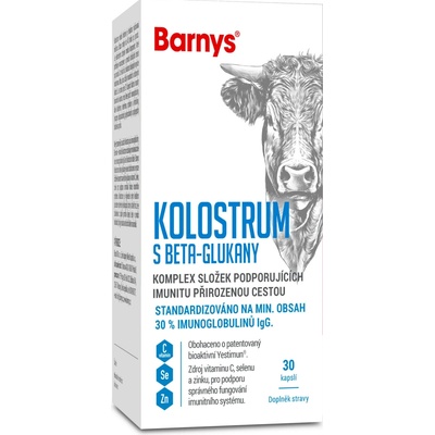 Barny's Kolostrum s beta-glukany 30 kapsúl