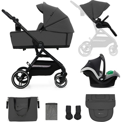 KINDERKRAFT SELECT Yoxi 3v1 Moonlight Grey kombinovaný 2025 – Hledejceny.cz
