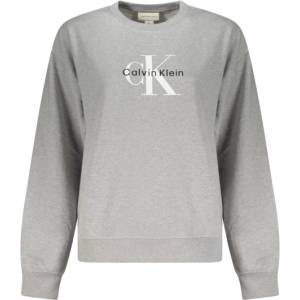 Calvin Klein Дамски суичър без цип calvin klein, Размер xs, Цвят Сиво (lv047b234g_grp79)