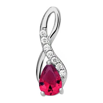 Lunica Stříbrný přívěsek RED 0145