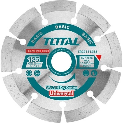 Total Kotouč diamantový řezný segmentový 125 mm TAC2111253