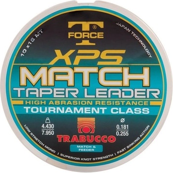 Trabucco TF XPS Match Taper Leader 10x15 m 0,181-0,255 mm