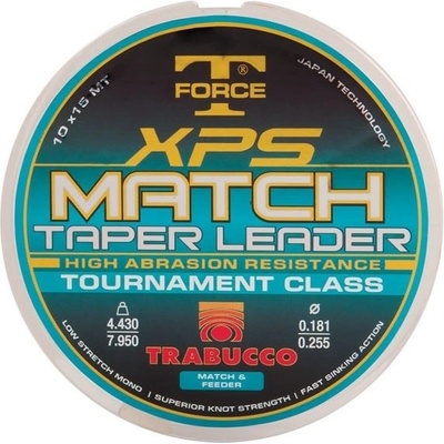 Trabucco TF XPS Match Taper Leader 10x15 m 0,165-0,221 mm