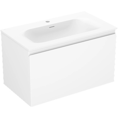 Mexen Orio шкаф за баня 80 см с мивка Vela, 1 чекмедже, бял мат - 91A10-08047-1-BF01-W23M01 (91A10-08047-1-BF01-W23M01)