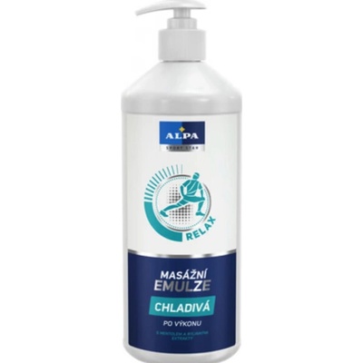 Alpa masážna emulzia chladivá 1000 ml