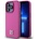 DKNY PU Leather Repeat Pattern Stack Logo MagSafe Case for iPhone 15 Pro Pink (3666339261955)