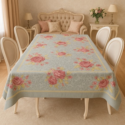 Evenit Gobelínový obrus 052C sivá Bavlna polyester 140x220 cm