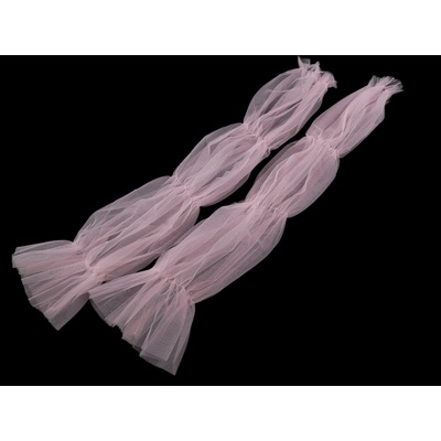 Elegantní tylové rukávy 70 cm, střední, růžová sv. – Zboží Mobilmania