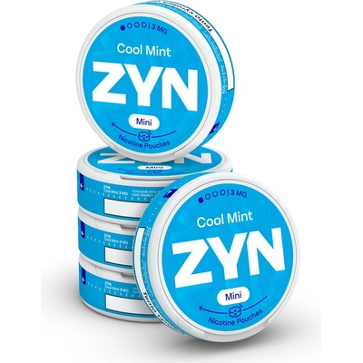 ZYN COOL MINT 3 mg 5 krabiček po 20 sáčcích