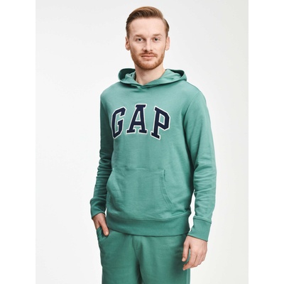 GAP Суитшърт с лого Gap и качулка GAP GAP | Zelen | МЪЖЕ | S