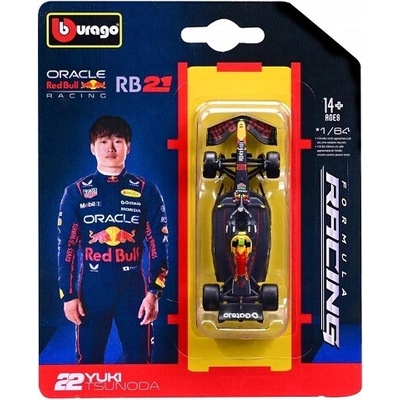 Model F1 Bburago 1:64 Oracle Red Bull Racing RB21 2025 – Yuki Tsunoda