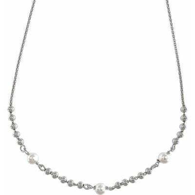InfinitySilver Strieborný náhrdelník s perličkami 21007646